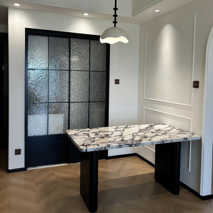 DOBERL Modern Sintered Stone Dining Table