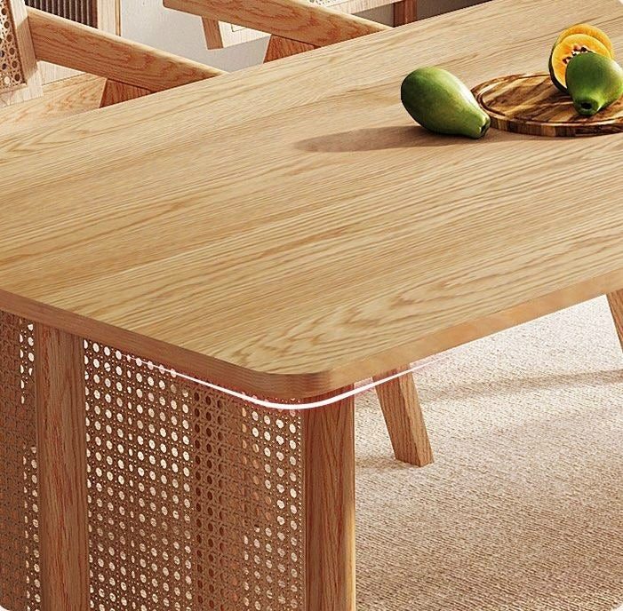 KOVACS Modern Japandi Solid Wood Dining Table