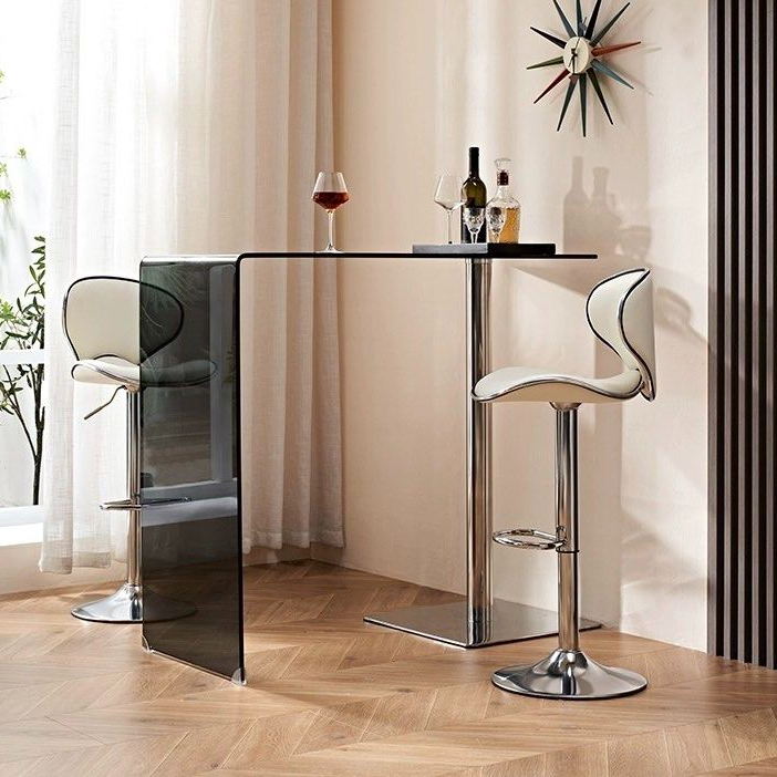 ARTHER Modern Glass Bar Table