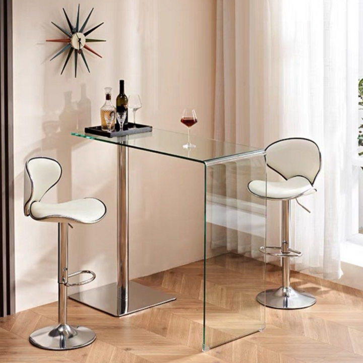 ARTHER Modern Glass Bar Table