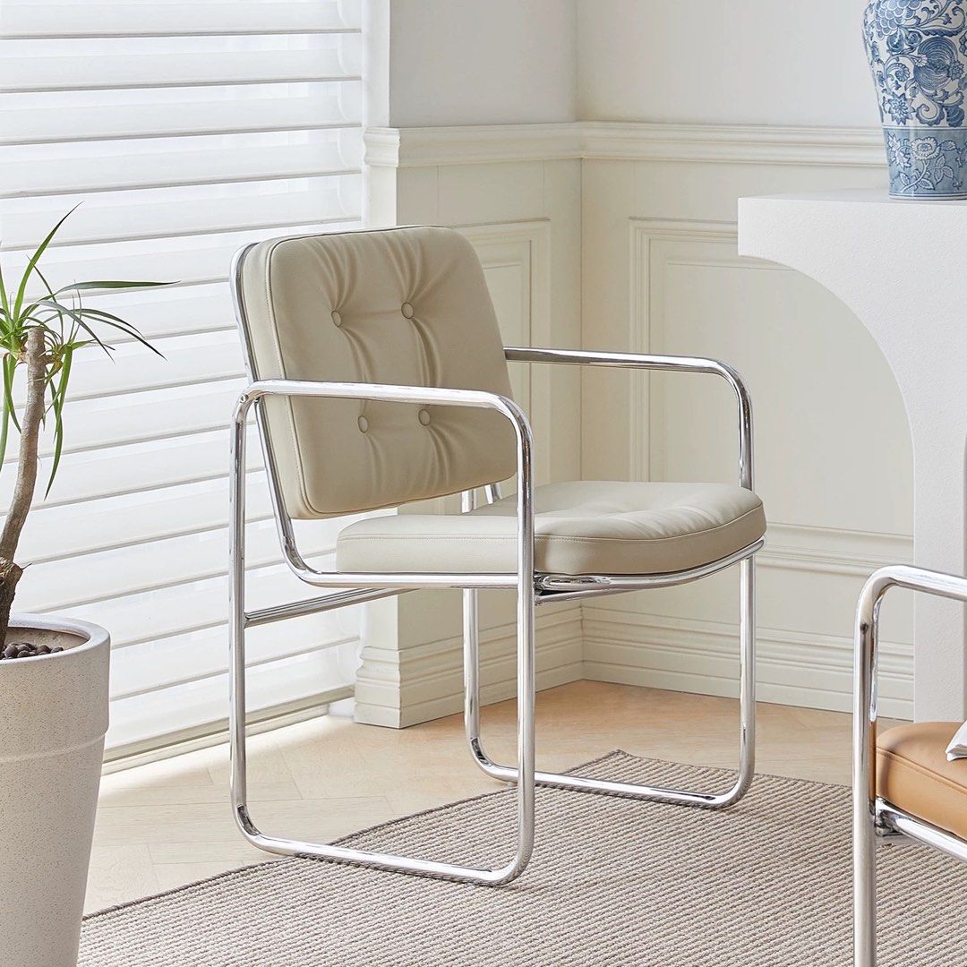 UREKEN Modern Leather Dining Chair