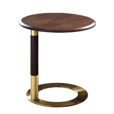 OLIVER Walnut Wood Side Table