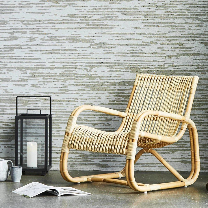 REZAL Rustic Outdoor Rattan Lounge Chair