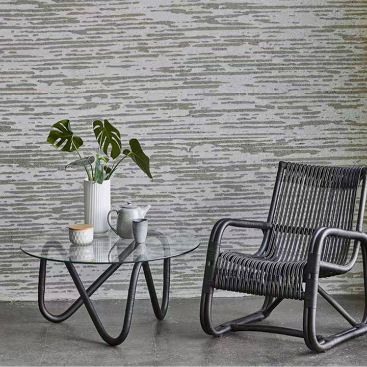 REZAL Rustic Outdoor Rattan Lounge Chair