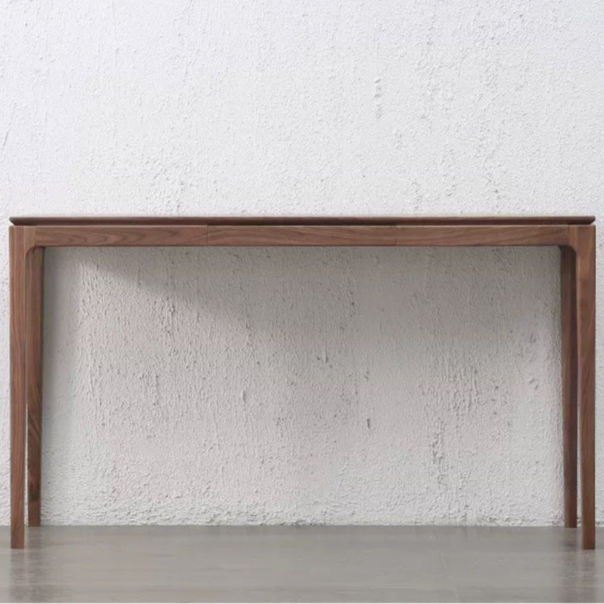 BEVEL Black Walnut Wood Console Table