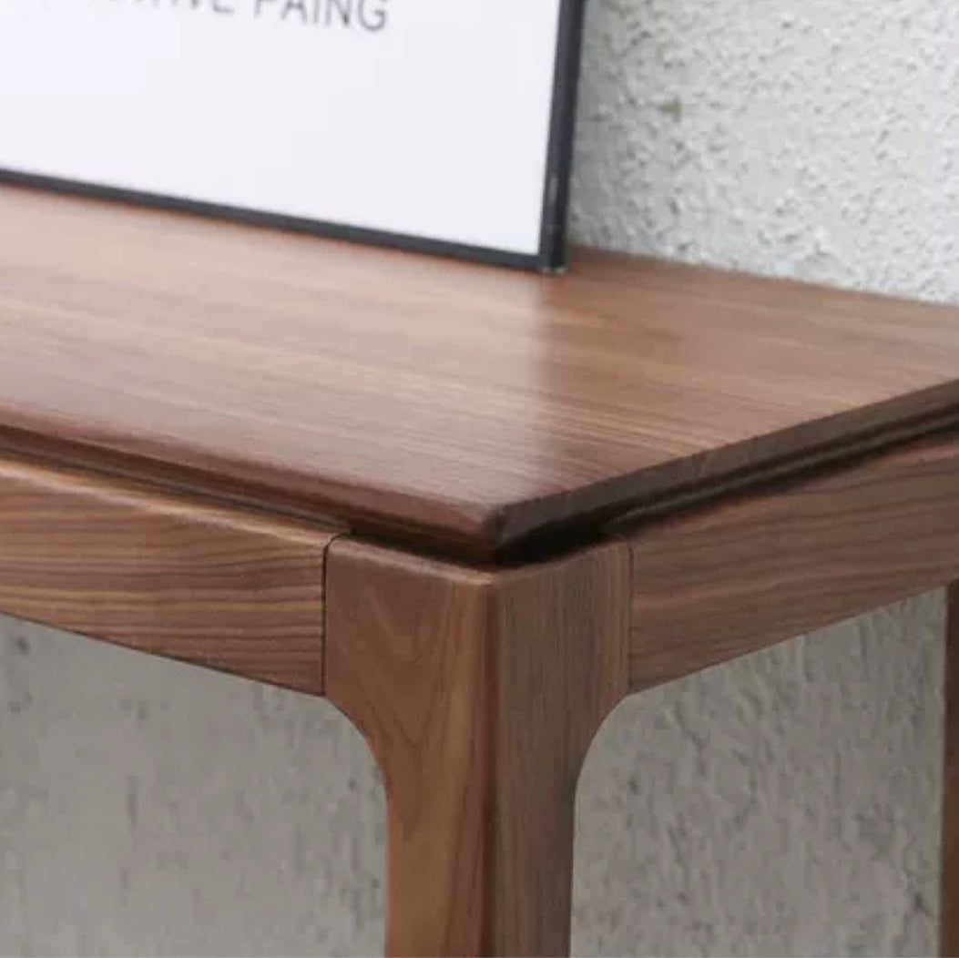 BEVEL Black Walnut Wood Console Table