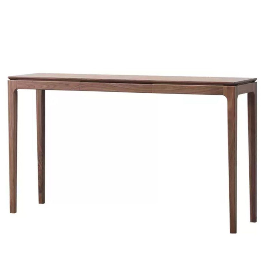 BEVEL Black Walnut Wood Console Table