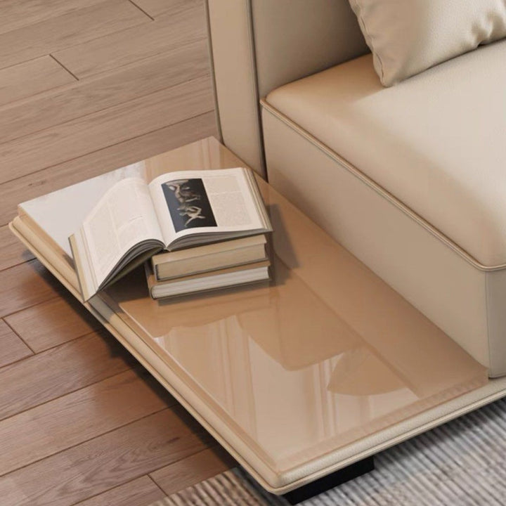 MARVELLA Minimalist Leather Sofa