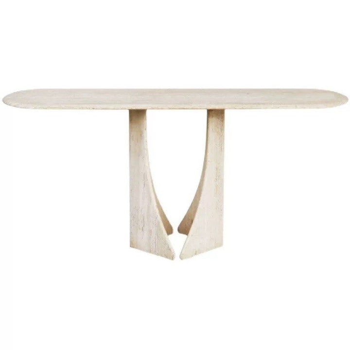 JULES Modern Travertine Console Table