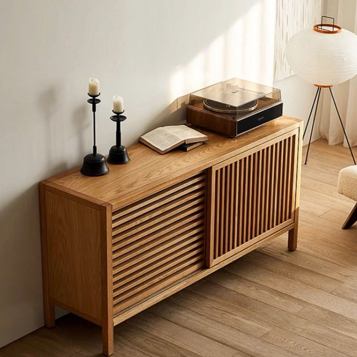 HOZIN Japandi Solid Wood Sideboard