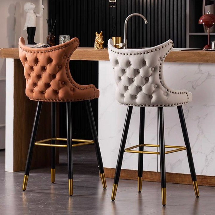 ARIA Modern Velvet Bar Stool