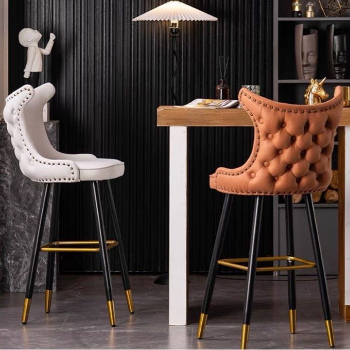 ARIA Modern Velvet Bar Stool