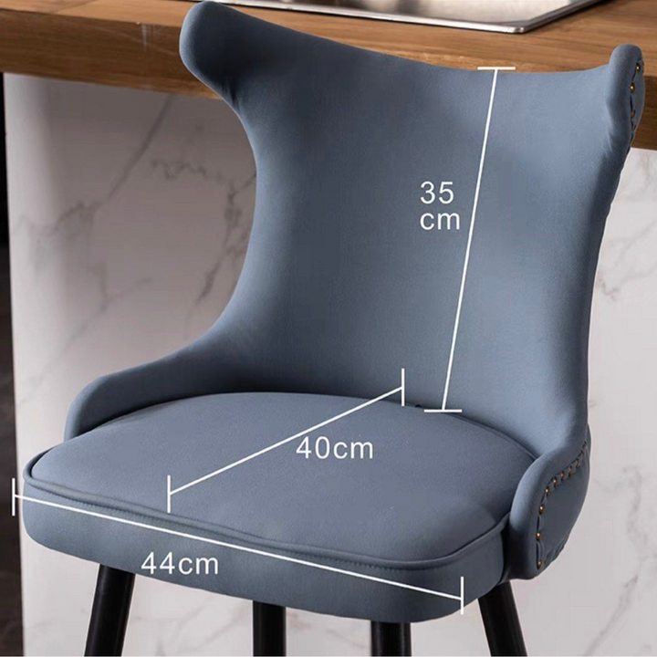 ARIA Modern Velvet Bar Stool