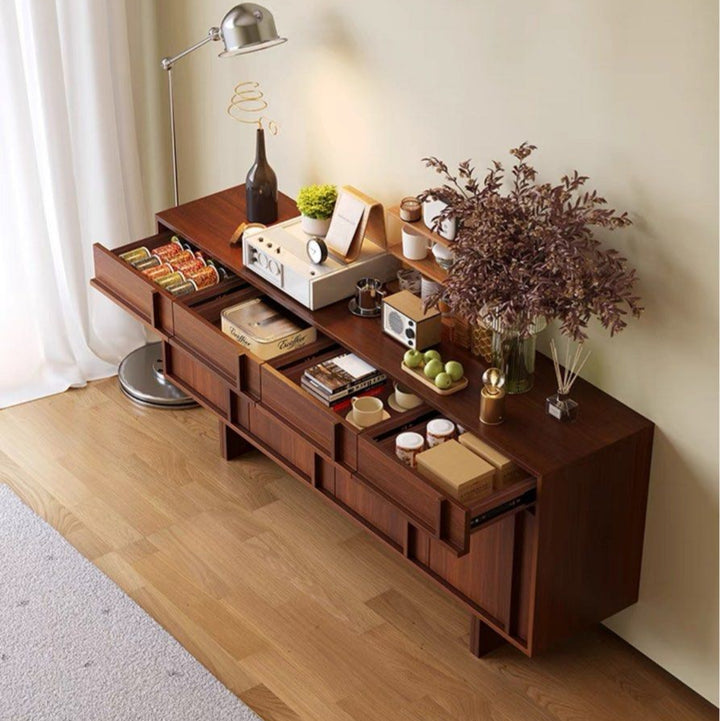 ALBA Solid Wood Walnut Sideboard