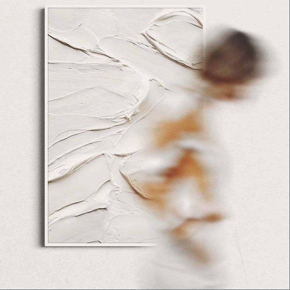 BLANCO Hand Painted Wall Art