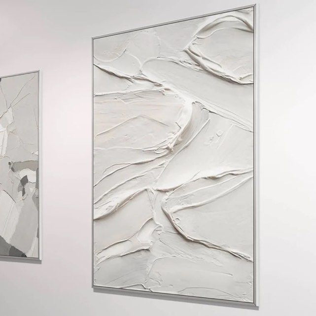 BLANCO Hand Painted Wall Art