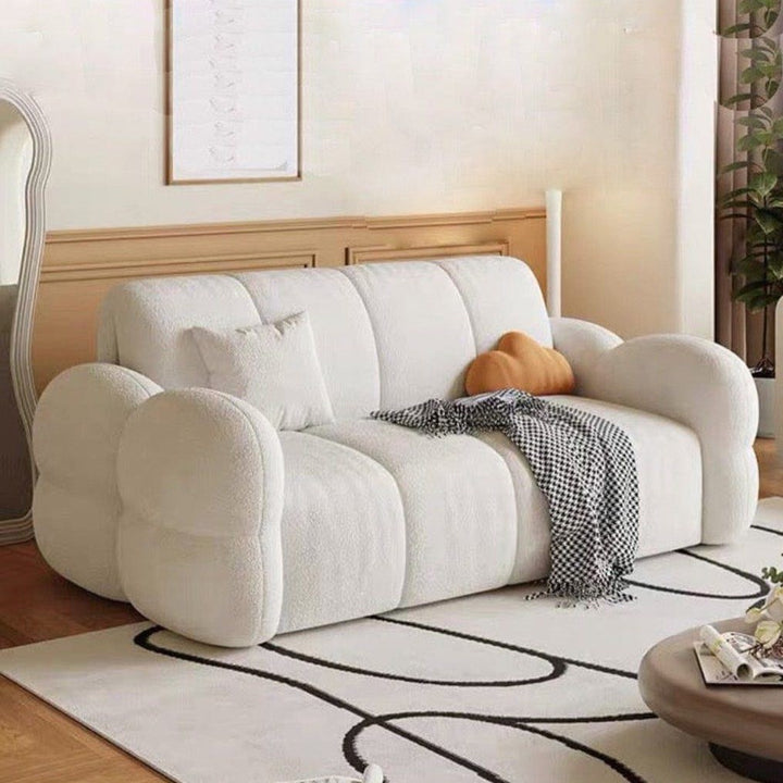NAVARRE Boucle Electric Sofa Bed With Storage