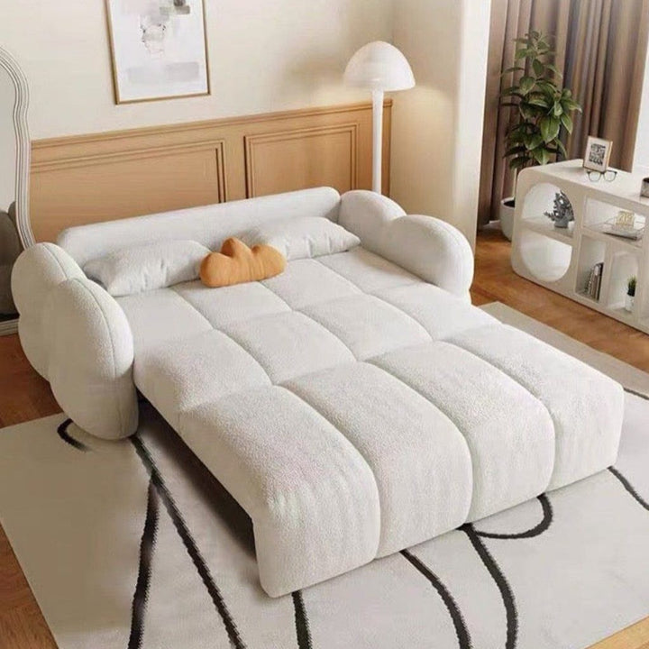 NAVARRE Boucle Electric Sofa Bed With Storage
