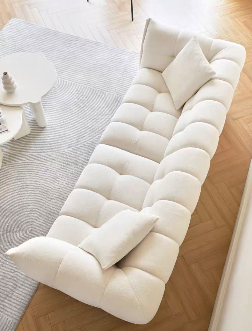 LORIVEN Modern Boucle Fabric Sofa