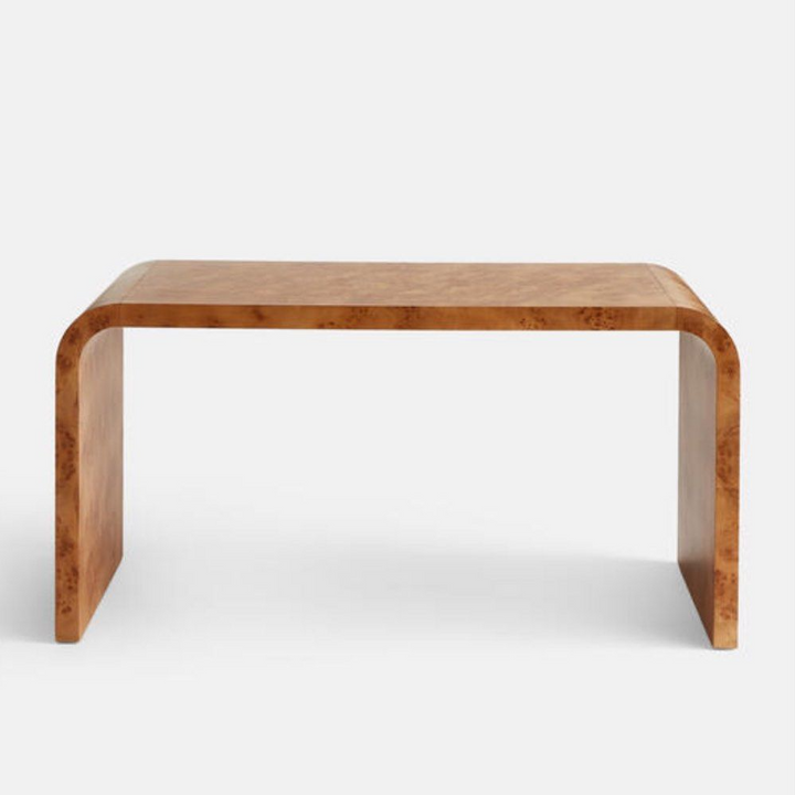 CORBIN Modern Mappa Burl Study Desk