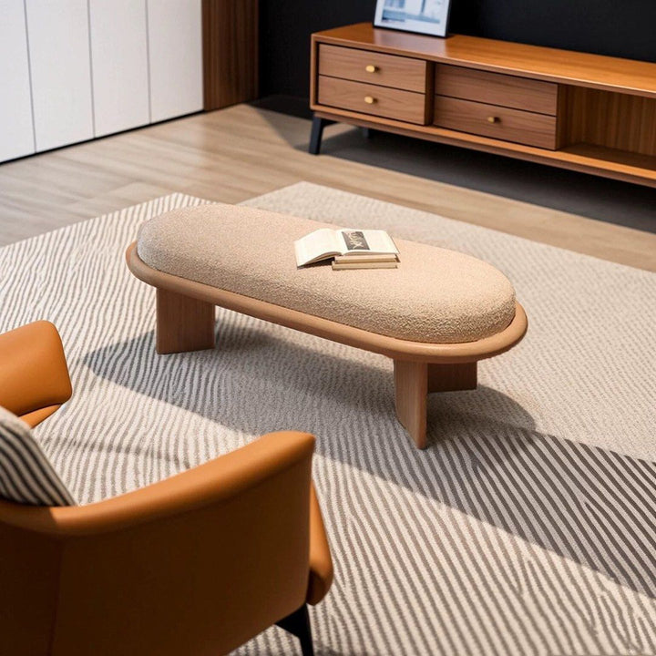 CAPRI Japandi Boucle Bench