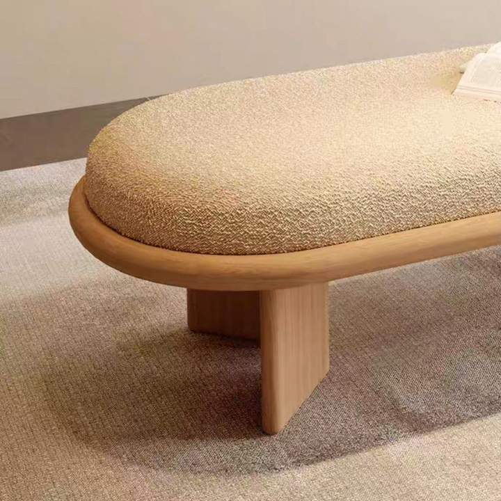 CAPRI Japandi Boucle Bench