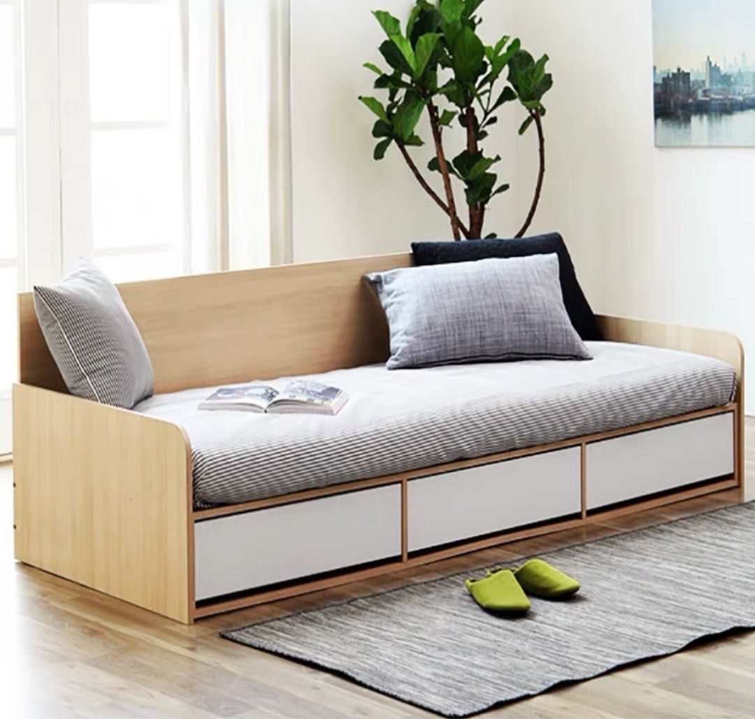 BOUCA Scandinavian Storage Bed