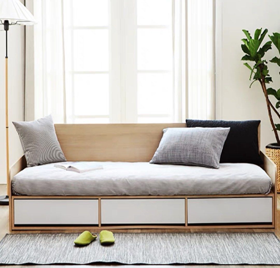BOUCA Scandinavian Storage Bed