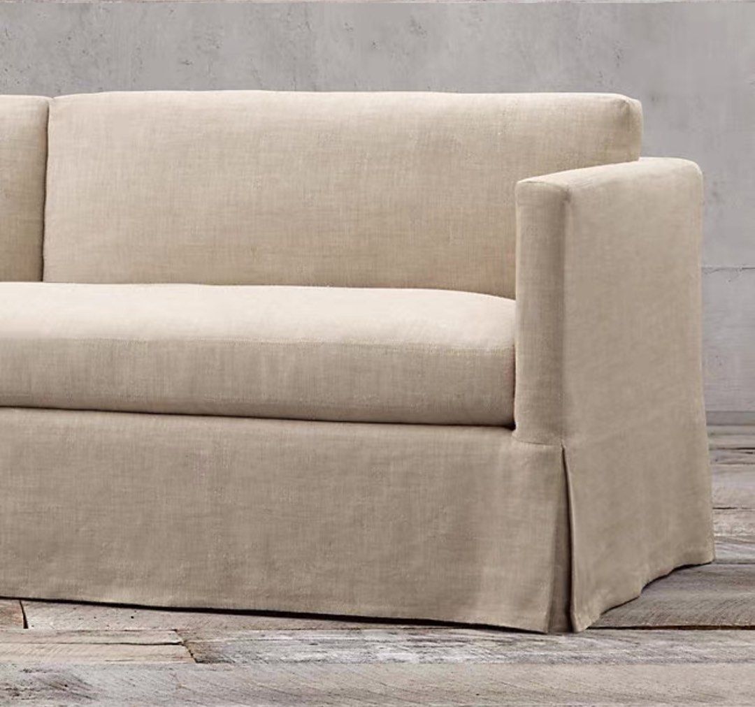 LINDORA Scandinavian Fabric Sofa