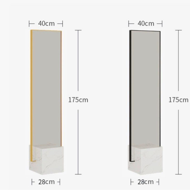 BRADEM Modern Marble Standing Mirror