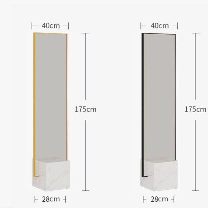 BRADEM Modern Marble Standing Mirror