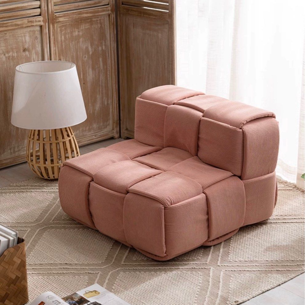 PRESTON Modern Fabric Lounge Chair