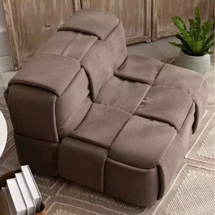 PRESTON Modern Fabric Lounge Chair