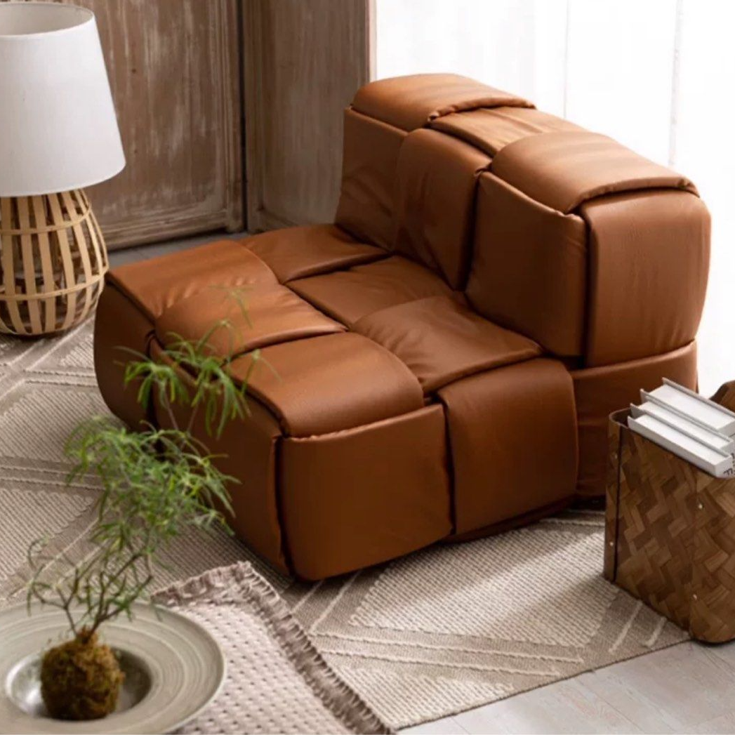 PRESTON Modern Fabric Lounge Chair