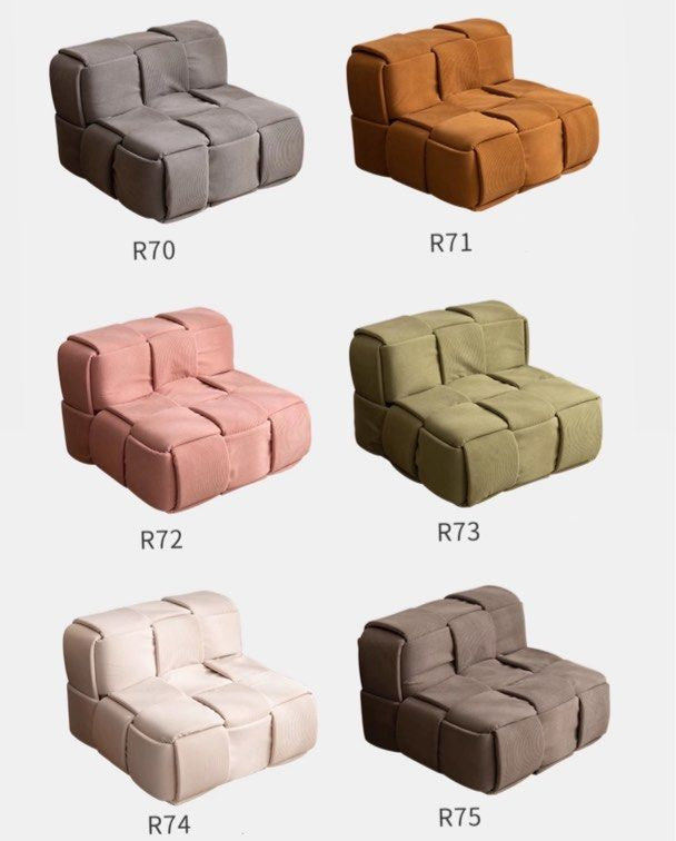 PRESTON Modern Fabric Lounge Chair