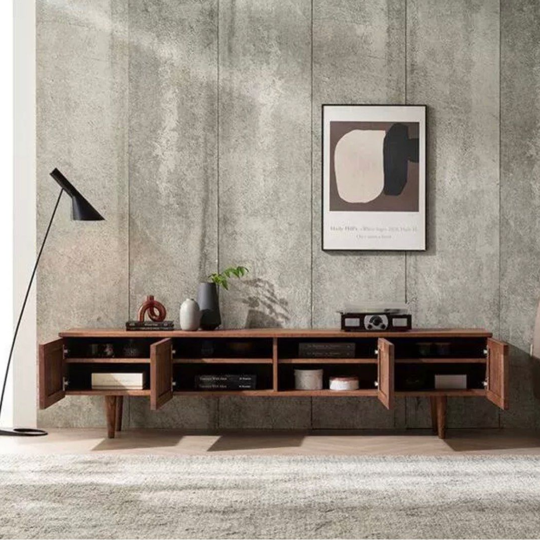 LINTRA Modern Wood TV Console