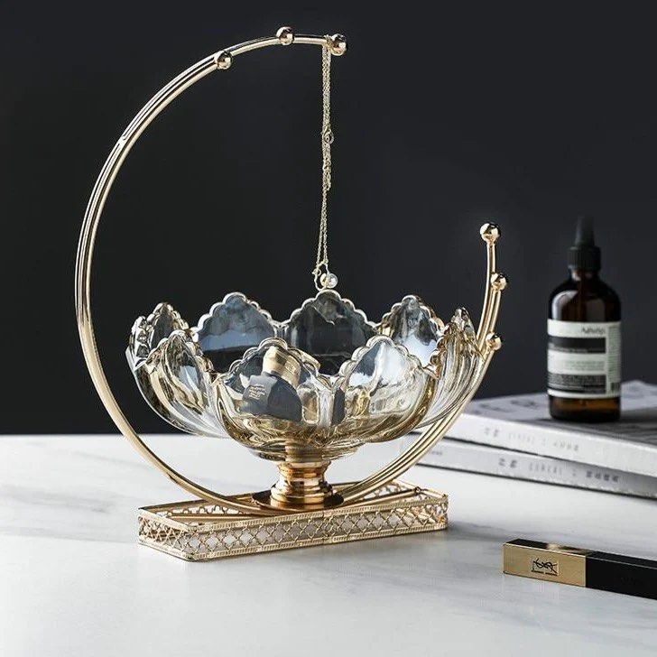 BRAVEN Boutique Glass Decorative Bowl