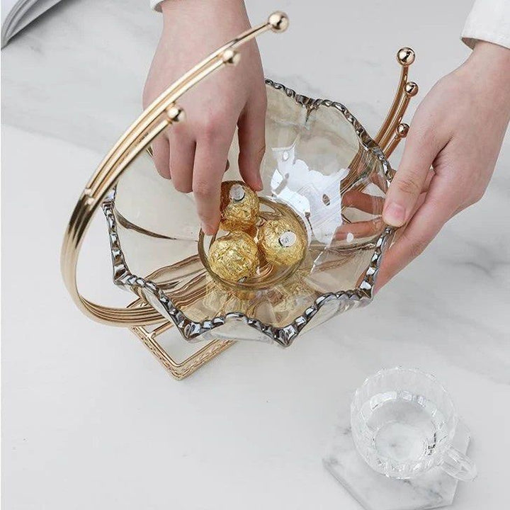 BRAVEN Boutique Glass Decorative Bowl