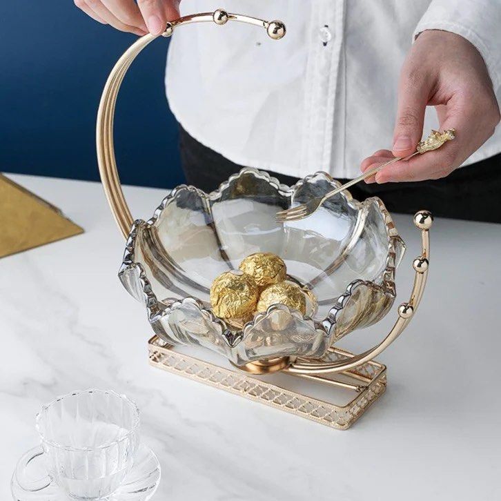 BRAVEN Boutique Glass Decorative Bowl