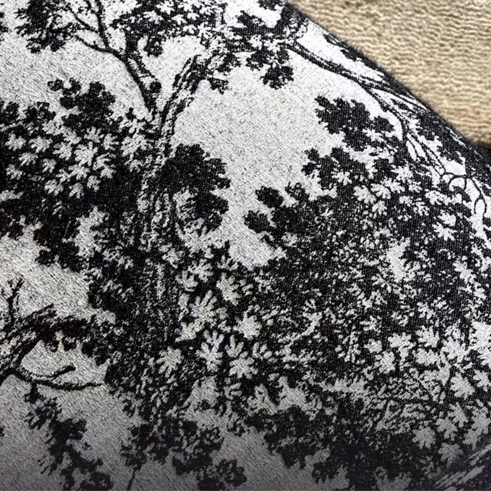 HYERIN Vintage Fabric Leisure Chair