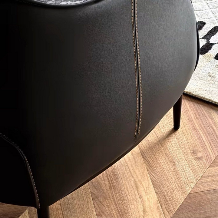 HYERIN Vintage Fabric Leisure Chair