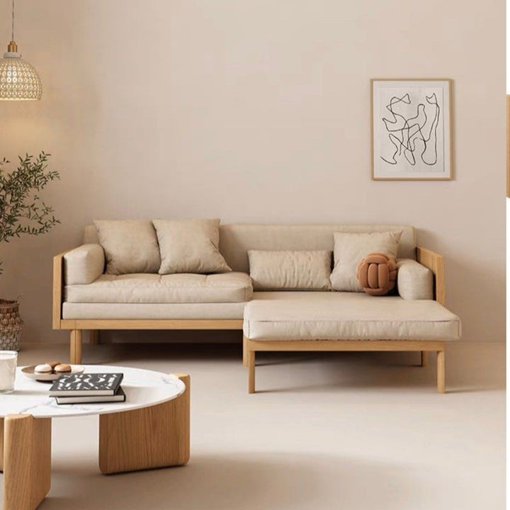 VELARA Modern Leather Sofa Bed