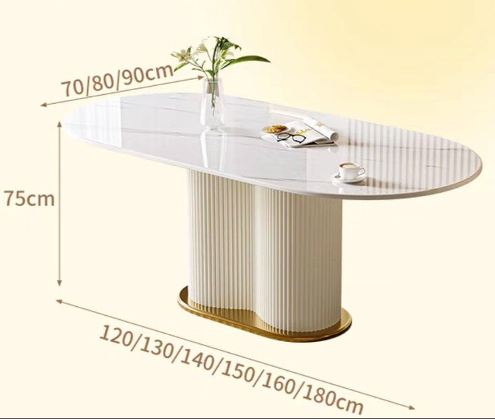 GIANNA Modern Sintered Stone Dining Table