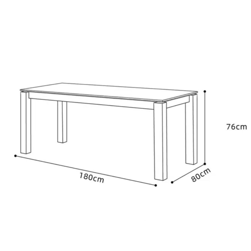 CANCIO Modern Solid Wood Dining Table