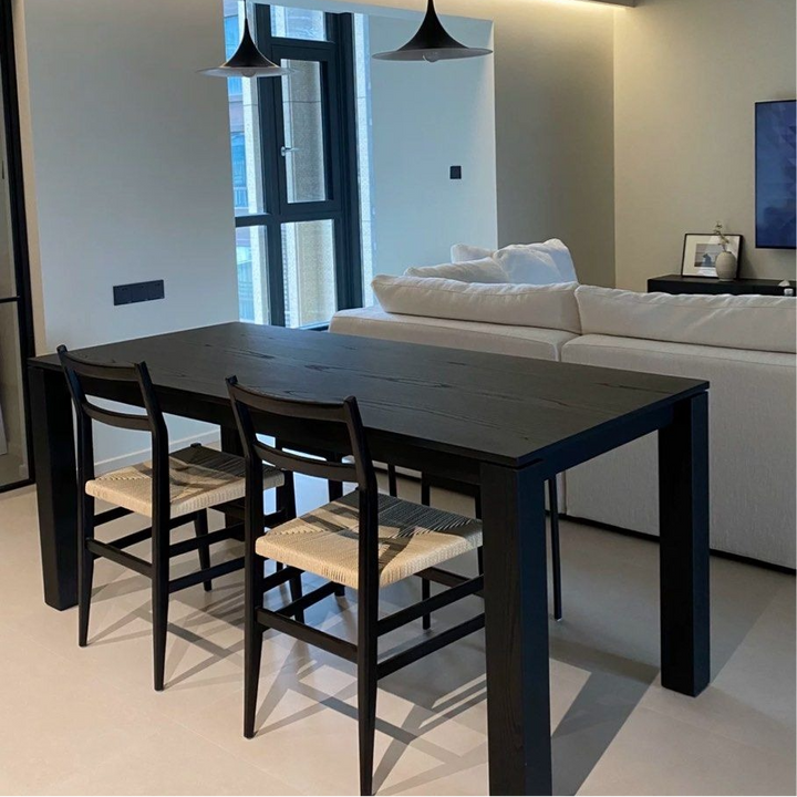 CANCIO Modern Solid Wood Dining Table