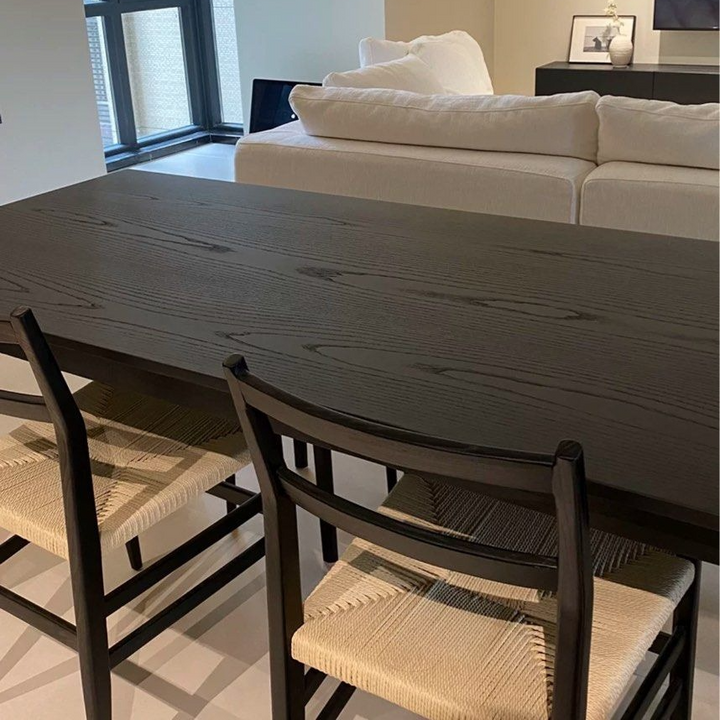 CANCIO Modern Solid Wood Dining Table