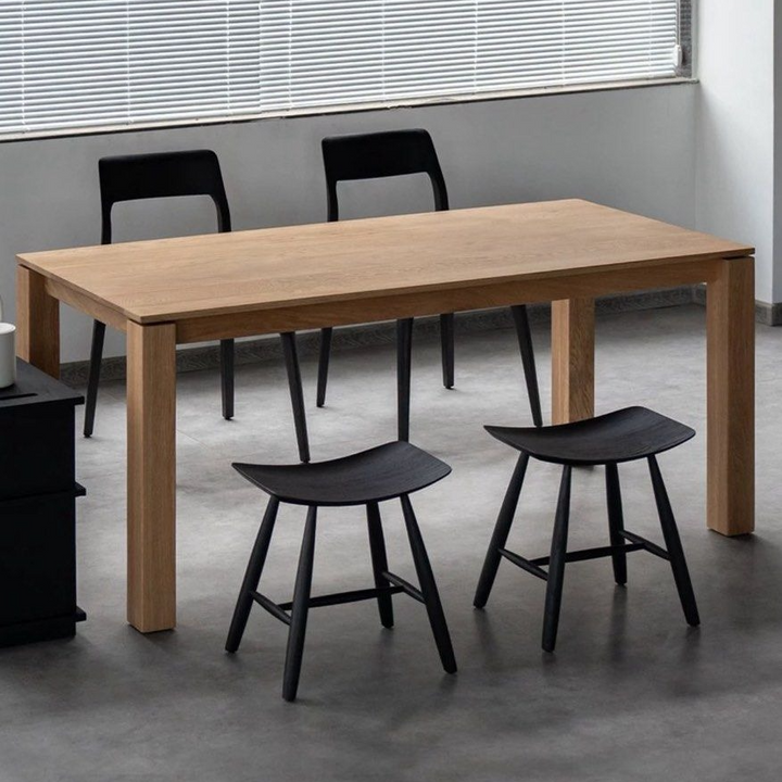 CANCIO Modern Solid Wood Dining Table