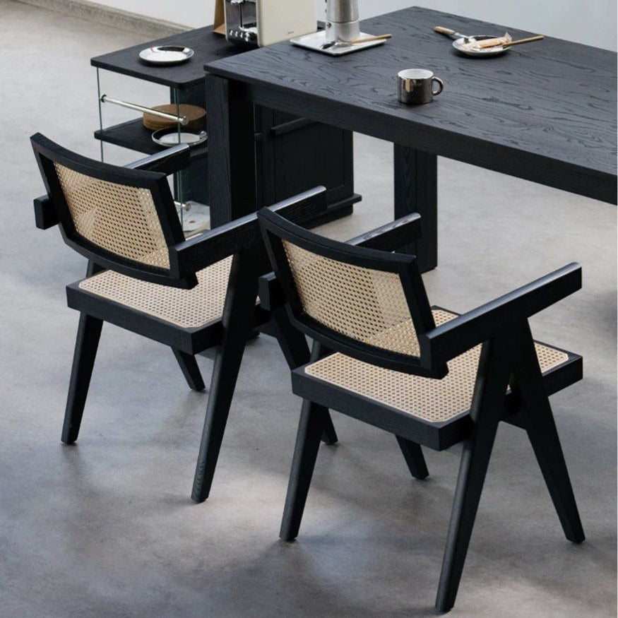 CANCIO Modern Solid Wood Dining Table