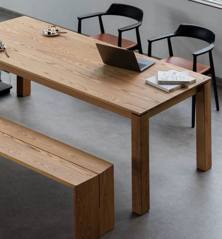 CANCIO Modern Solid Wood Dining Table