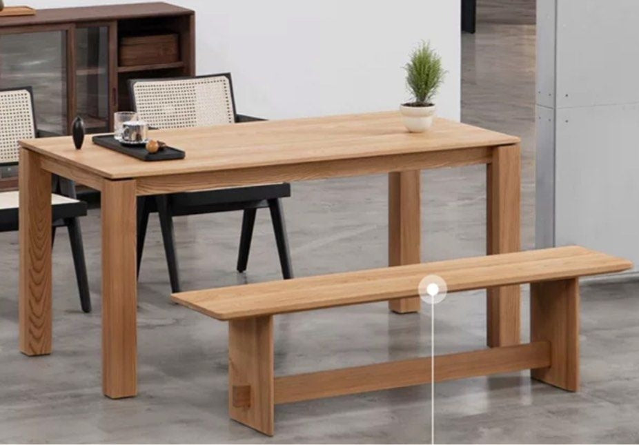 CANCIO Modern Solid Wood Dining Table